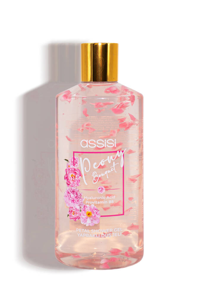 Assisi Peony Bouquet Hyaluronic Acid & Provitamin B5 Nemlendirici Yapraklı Duş Jeli 500 ml