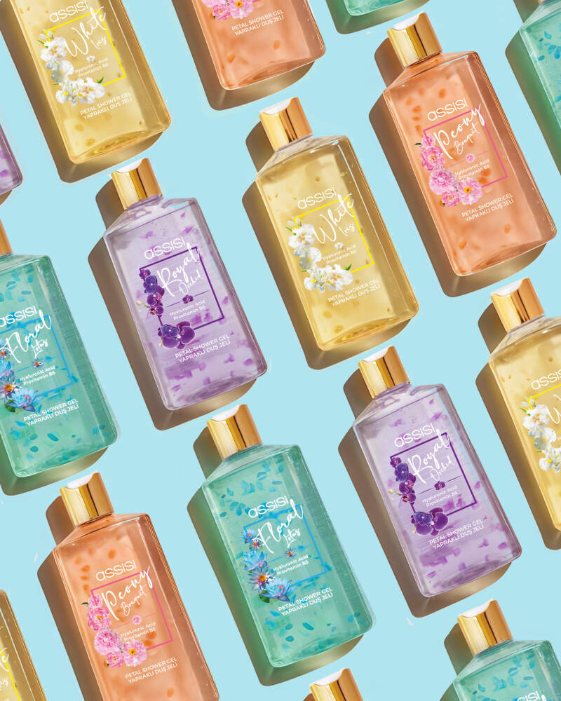 Assisi White Iris Hyaluronic Acid & Provitamin B5 Nemlendirici Yapraklı Duş Jeli 500 ml