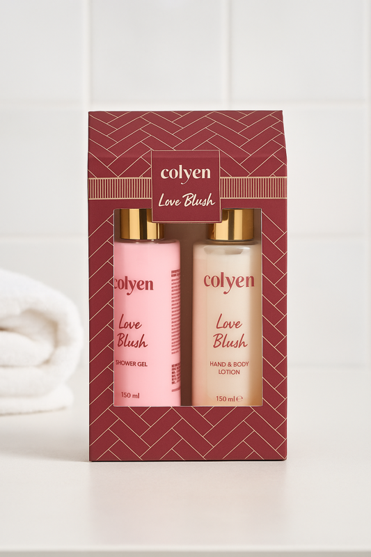 Colyen Love Blush Body Care Set – Duş Jeli & Losyon