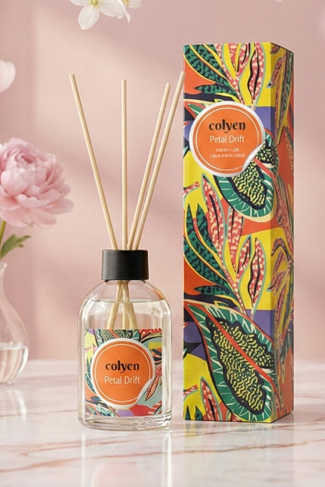 Colyen Petal Drift Çubuklu Oda Kokusu 100ml - Ferah ve Şık Tasarım, Uzun Süre Kalıcı Koku