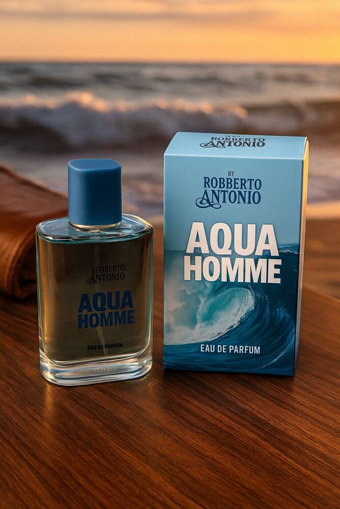 Roberto Antonio Men Aqua EDP 100 ml – Ferah, Maskülen, Kalıcı Parfüm – Deniz Esintili Erkek Parfüm