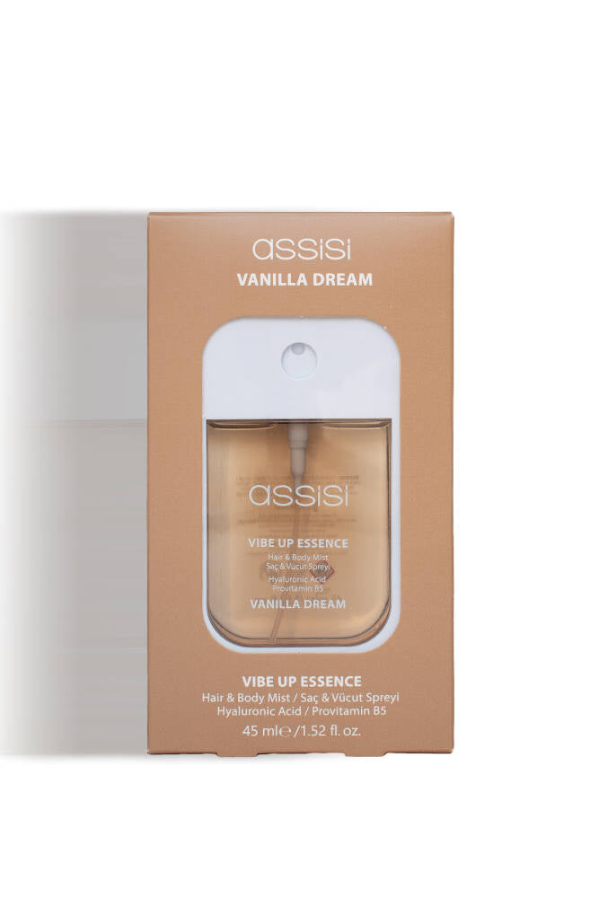 Vanilla Dream Hyaluronik Asit & Provitamin B5 Saç ve Vücut Spreyi 45 ml – Vanilya & Yasemin Kokulu